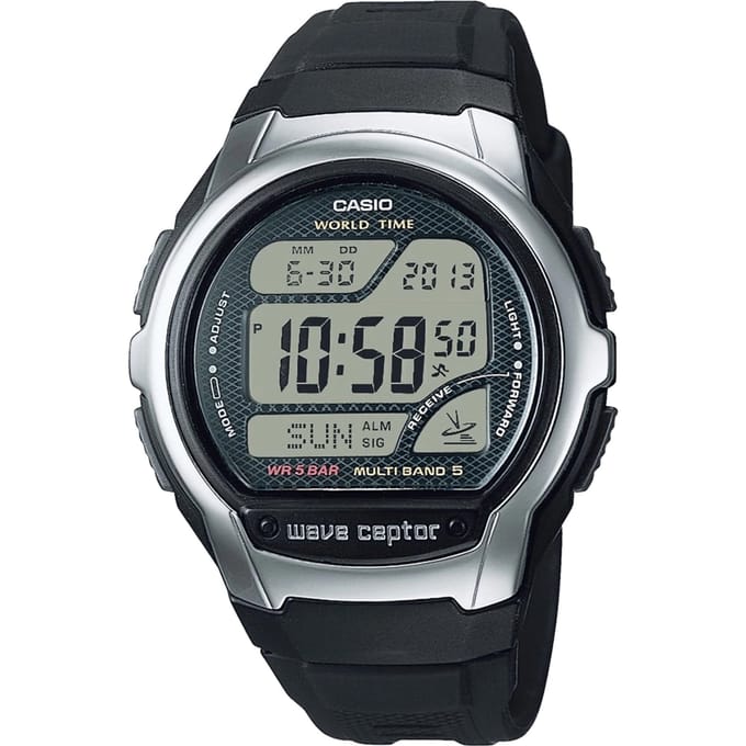 Casio Wave Ceptor WV-58R-1AEF Herenhorloge 43 mmmm - Zwart