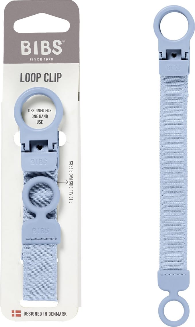 BIBS Fopspeenkoord Loop - Past op alle BIBS-fopspenen - Dusty Blue