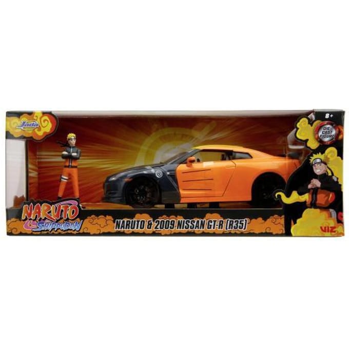JADA Schaalmodel Naruto auto (Nissan GT-R uit 2009)