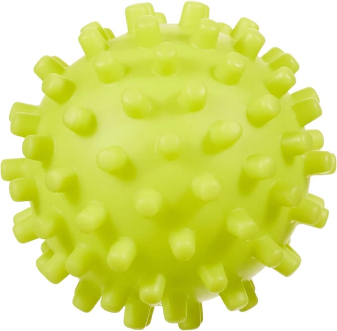Duurzame Igelbal van Vinyl met Grote Noppen voor Honden, 10 cm