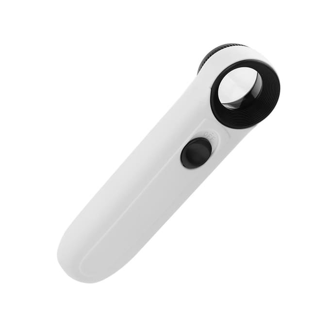 MG6B1B 40X Éclairage LED Portatif Boîtier en Plastique ABS Loupe