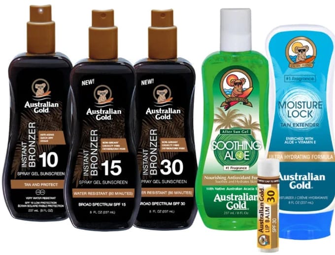 Australian Gold 6 Product Zonnen Set Family Pack