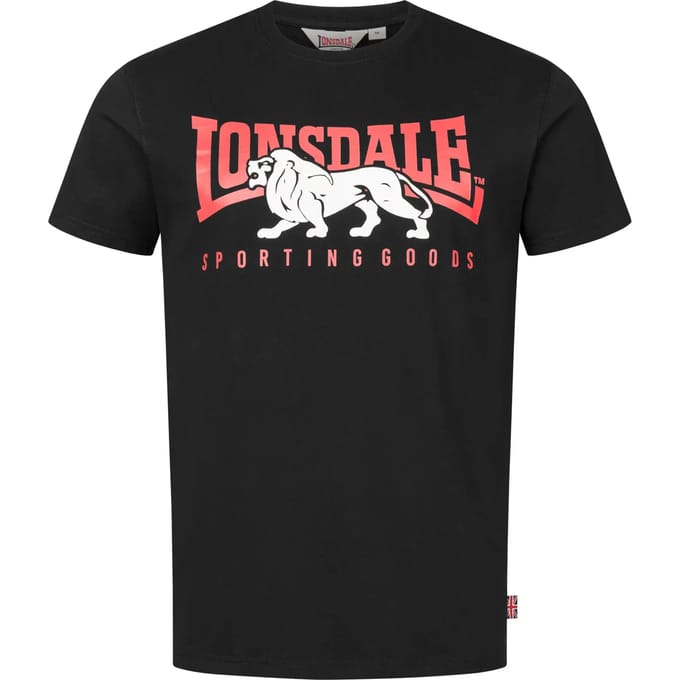 Lonsdale London ERVAN Heren T-shirt - zwart - M
