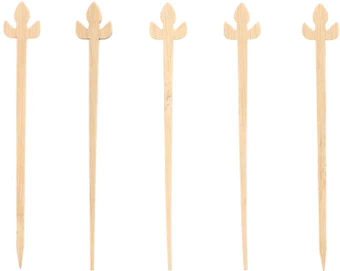 100 Fingerfood prikkers pure 9 cm Lily