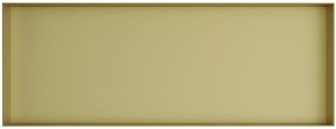 Hotbath &More Inbouwnis - 30 x 80 x 126 cm - Frameless - Geborsteld Messing PVD