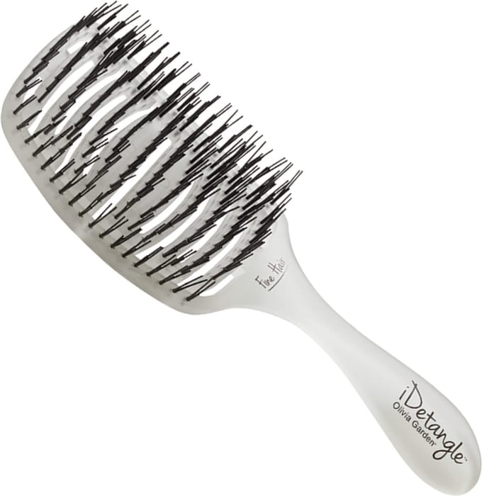Olivia Garden - Care Flex - Fijn Haar - Haarborstel - Ice White