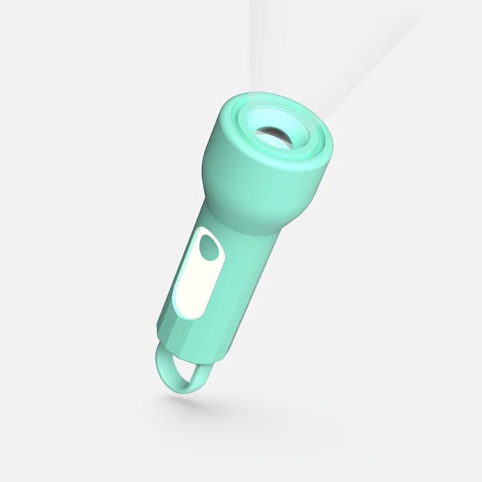 MOB Glowy Zaklamp - Blauw