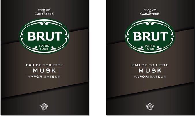 MULTIBUNDEL Faberge Brut Musk Eau De Toilette Spray 2 x 100 ml