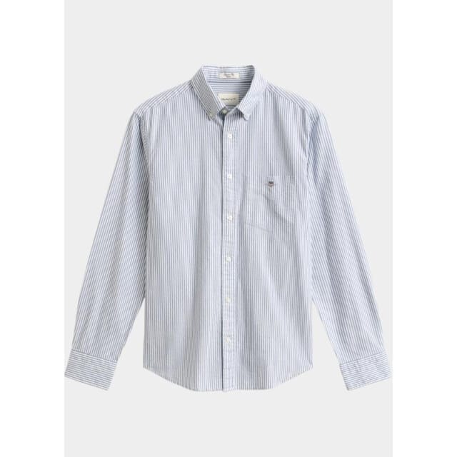 Gant Overhemd heren Blauw Klassiek Oxford-overoverhemd 3000230/436