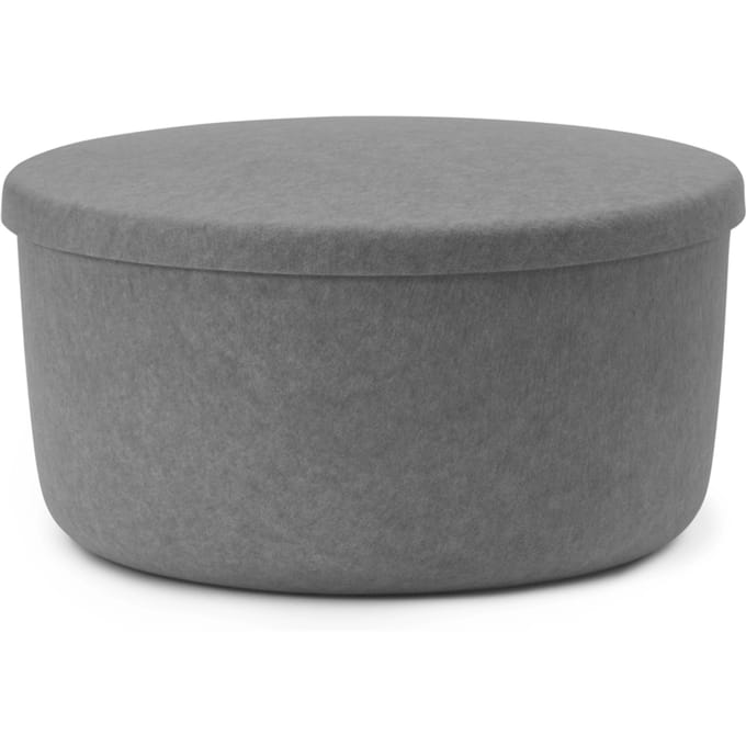 Normann Copenhagen Hide Storage Poef - grijs - large