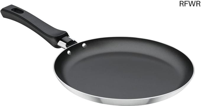 RFWR® Professionele 22 cm pannenkoekenpan van aluminium met antiaanbaklaag