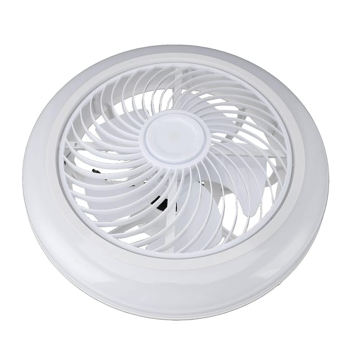 Plafondventilator met Verlichting 6 Snelheden 3000K tot 6000K Traploos Dimbaar Stille Moderne Plafondventilator met white