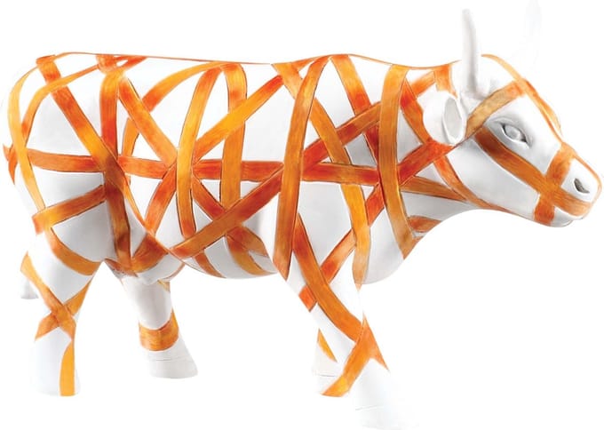 Cow Parade Vaca con Cinta (medium)