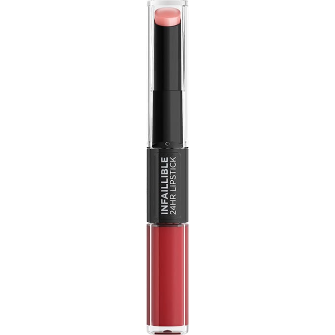 L'Oréal Paris Infaillible 24H Lipstick - Langhoudende 2-staps Lipstick met Vitamine E - 501 Timeless Red - Rood - 5.7ml