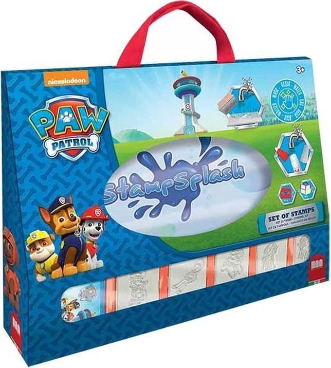 Multiprint Waterstempelset Paw Patrol 8-delig Blauw