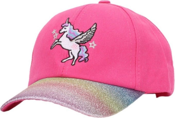 Unicorn Pet Kind - Glitters Regenboog - Maat 52 (2-4 jaar)