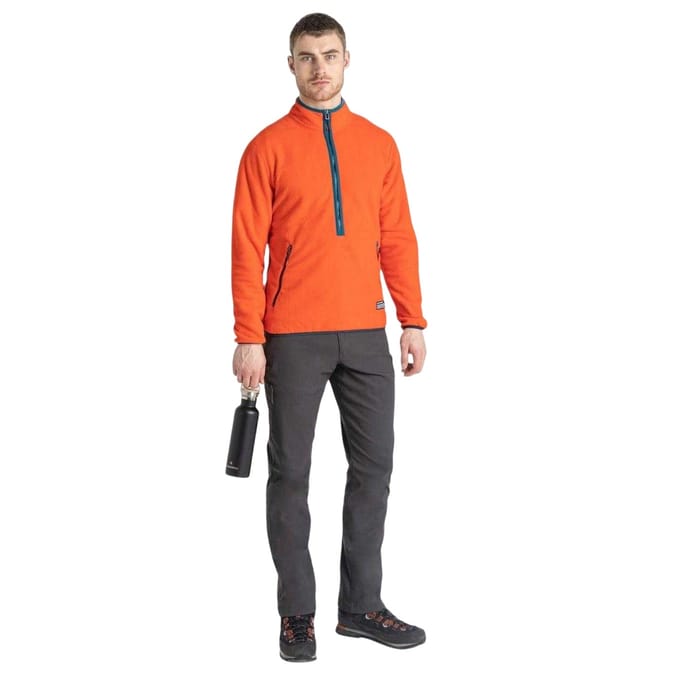 Craghoppers Heren Mock Neck Regular Sweatshirt (Ara rood)