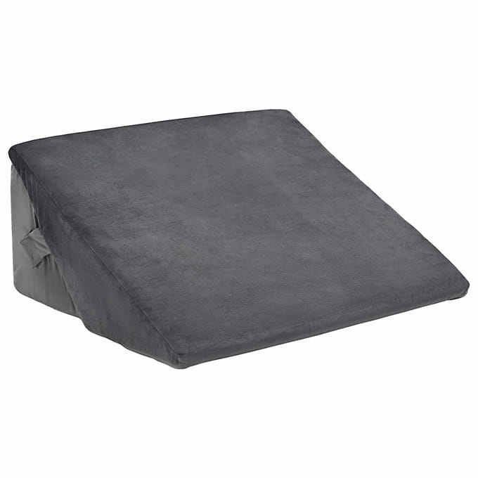 vidaXL - Wedge - Kussen - Grijs - 55 - x - 55 - x - 26 - cm - Traagschuim