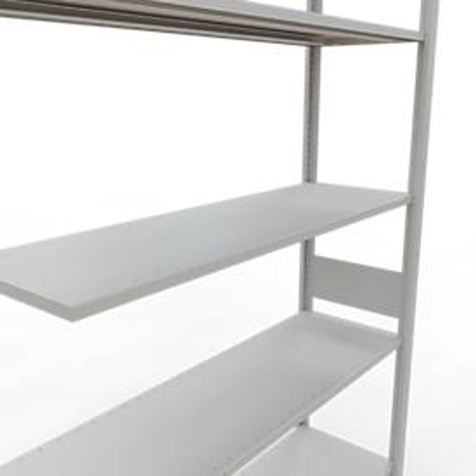 SCHULTE Lagertechnik - Insteekbevestiging met lengtebout - 3000x1300x400 mm, type 150 kg