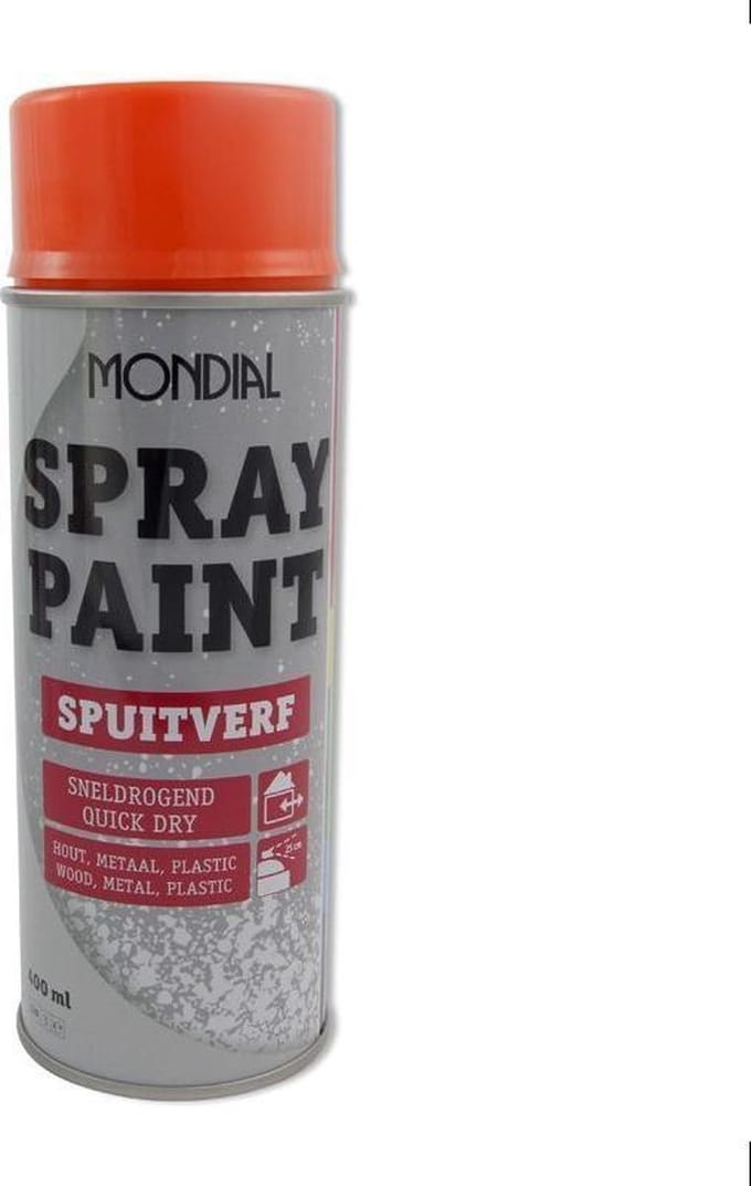 Mondial - Verf Spuitbus - Spuitlak - 400ml - Sneldrogend