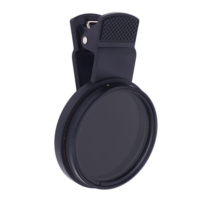 ND2-400 Telefoonlensfilter 52mm Clip-on Variabel Neutraal Dichtheidsfilter ND voor 15 14 13 Smartphones gray