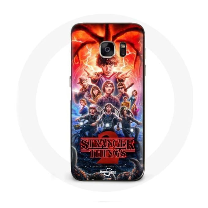 Case voor Samsung Galaxy S7 Edge Stranger Things Poster Seizoen 2