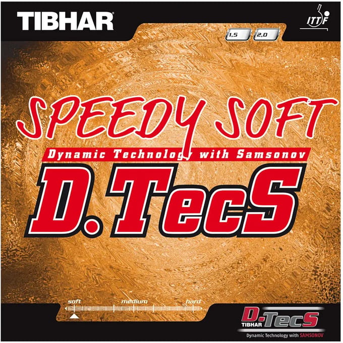 Tafeltennisrackethoes Tibhar Speedy Soft D.TecS R
