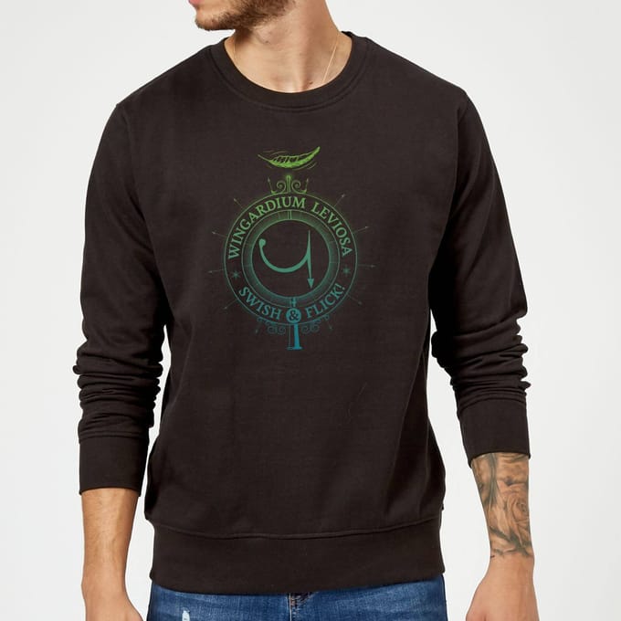 Harry Potter Wingardium Leviosa trui - Zwart - M