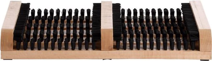 Houten schoenenveger
