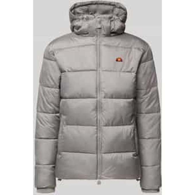 Regular fit gewatteerd jack met logostitching, model 'Paddero'