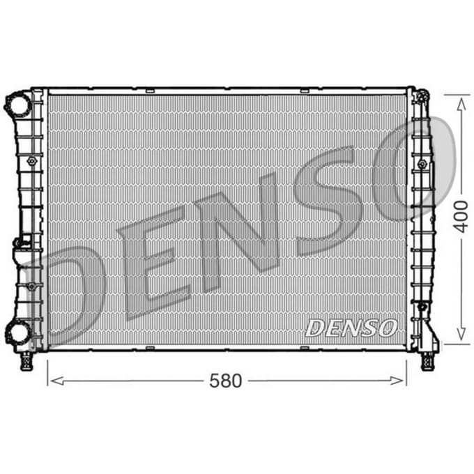 Radiator, motorkoeling DENSO DRM01002