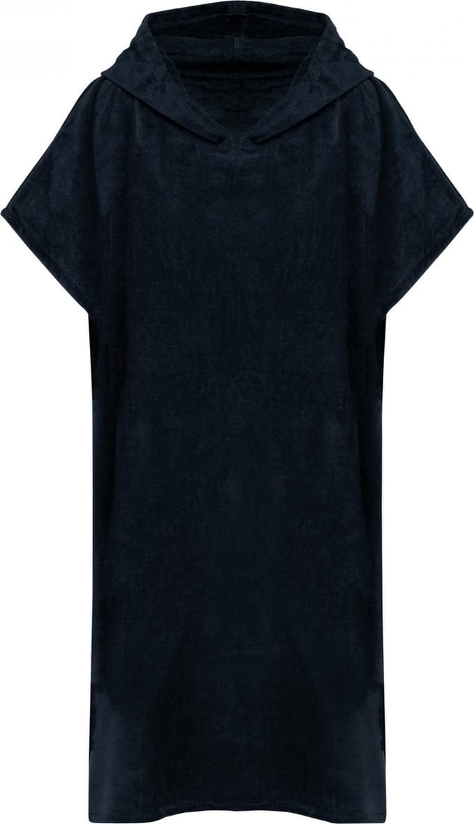 PROACT® Uniseks poncho met capuchon van badstof PA581 - Navy - S/M