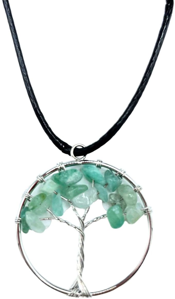 Tree of Life Pendant - Jade