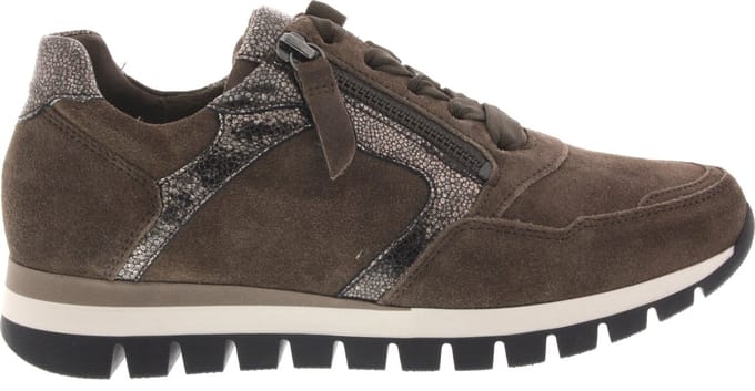 Gabor - maat 40.5 - Dames Sneakers - Bruin