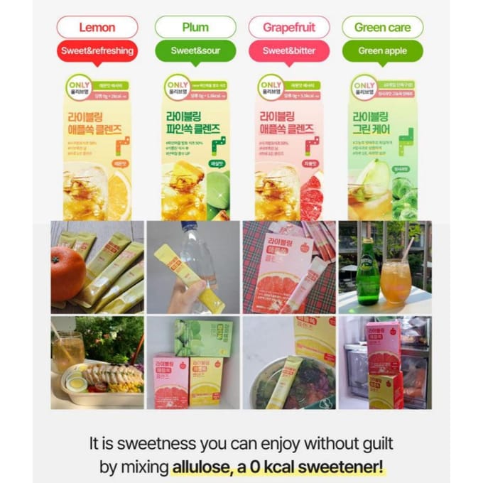 [LIVELING] Cleanse Thee 15mlx10EA 4 Soorten Grapefruit
