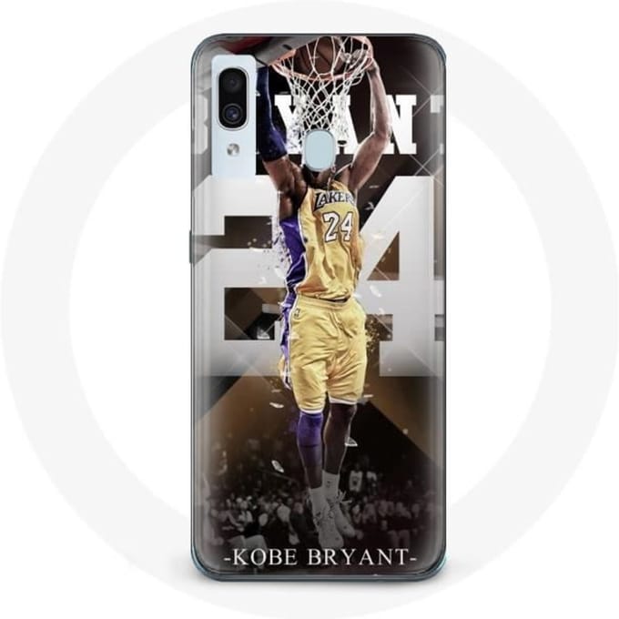 Coque pour Samsung Galaxy A30 Kobe Bean Bryant NBA de lakers