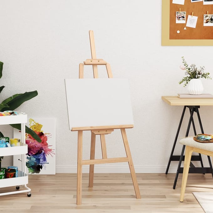 vidaXL - Schildersezel - 53,5x95x127 - cm - massief - grenenhout