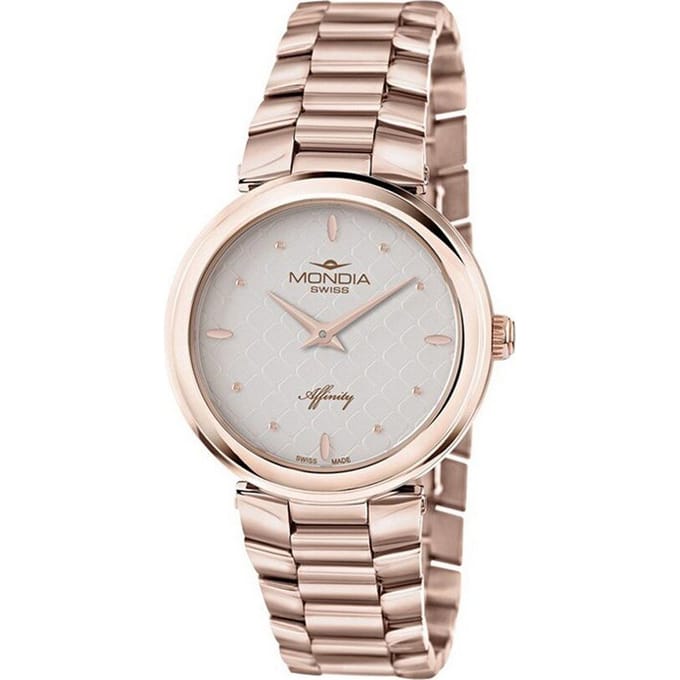 Mondia - MS-211-SS-04BL-CM - Polshorloge - Dames - Quartz - Affinity City Lady