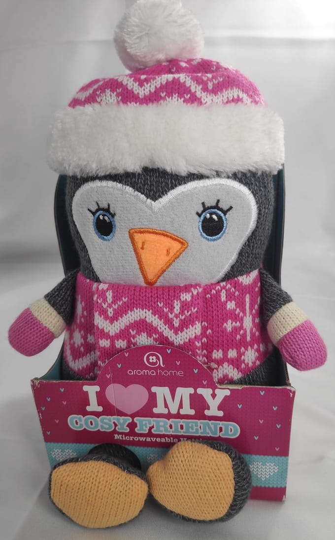 Aroma Home Cozy Hottie Pinguïn Warmteknuffel