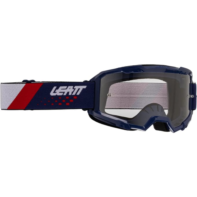 Leatt Vizion 2.5 Royal Blue Wit Rood Crossbril -