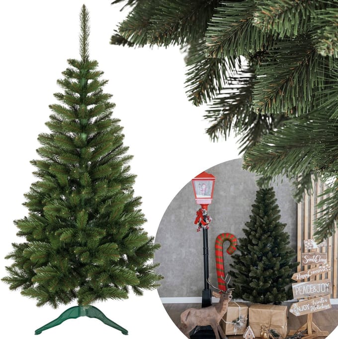 Kunstkerstboom Milano, dicht, PREMIUM kerstboom + standaard, als echt 180 cm