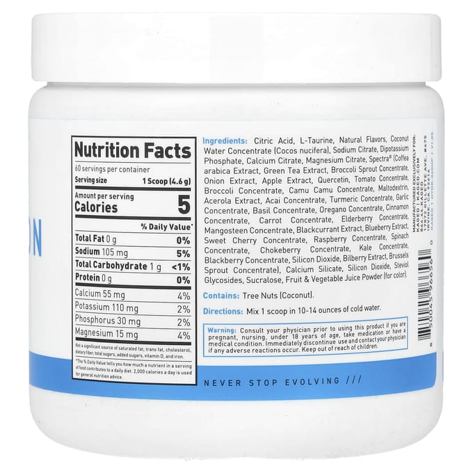 Kaged, Hydratatie, Hibiscus Peer, 9,74 oz (276 gr)