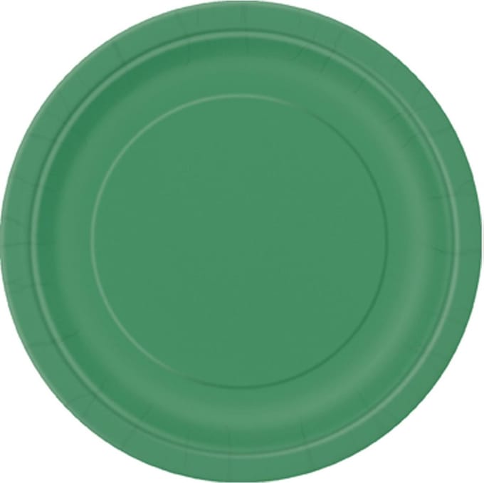 Smaragdgroen Bord 23 cm