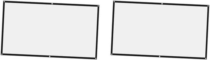 Opvouwbaar projectiescherm - HD doek - Home cinema - 16:9 formaat - ~60 inch - Wit