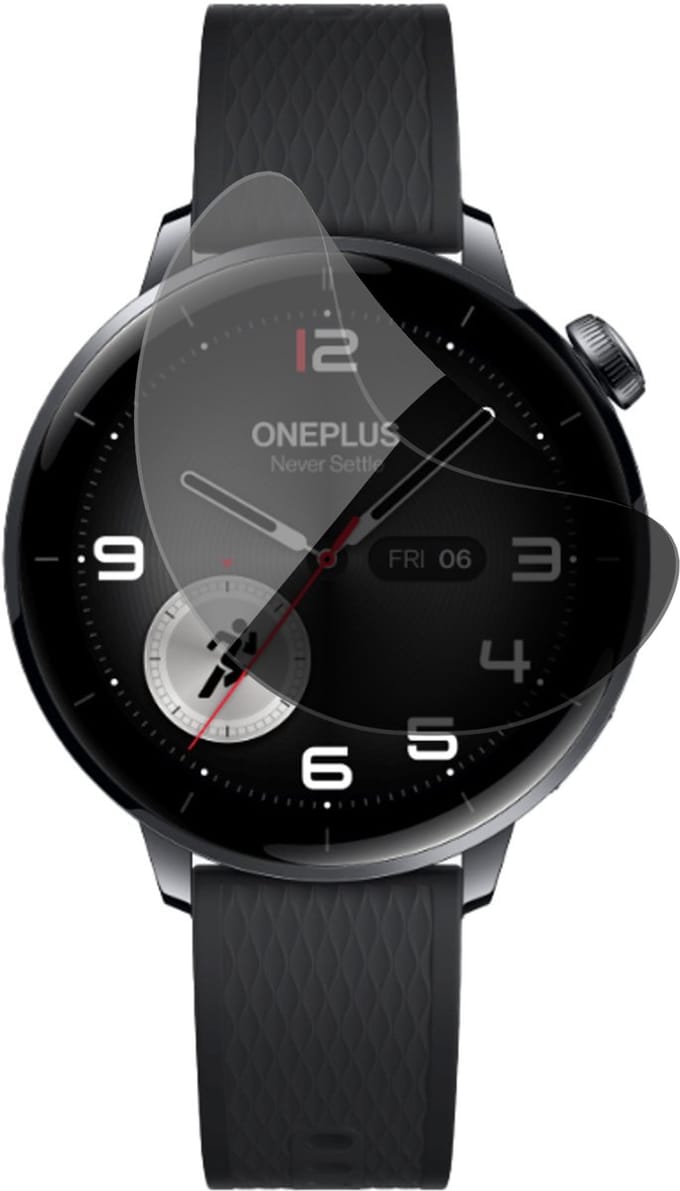Privacy Screenprotector geschikt voor OnePlus Watch 3 43mm - 1x FlexGuard Screen Protector