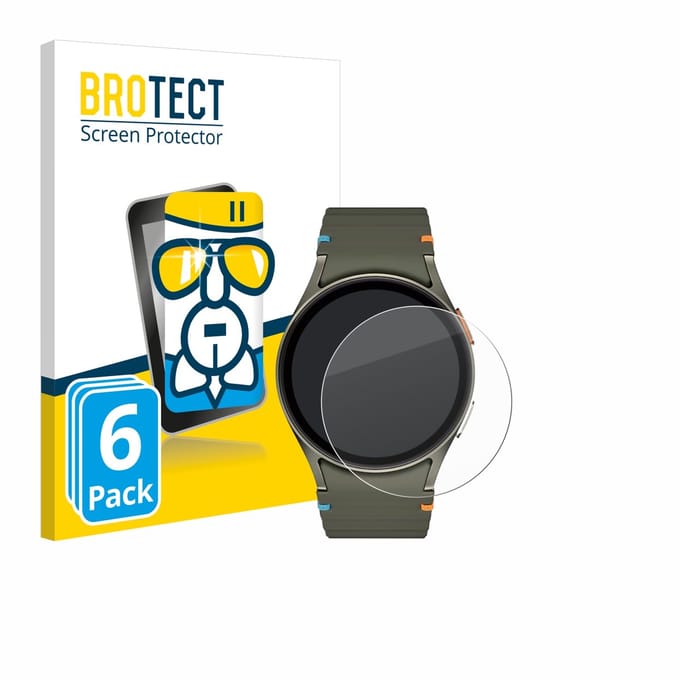 Screenprotector 6 Stuks voor Samsung Galaxy Watch 6 / 7 / 8 (40 mm) Beschermglas transparant