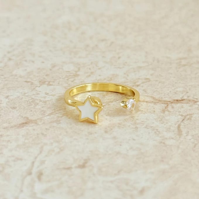 Fidget ring ster - anti-stress - anti-angst - spinner ring