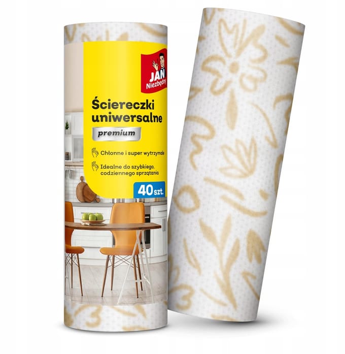Jan Niezbędny Premium - Schoonmaakdoek - 40 Stuks - Herbruikbaar - Viscose en Polyester