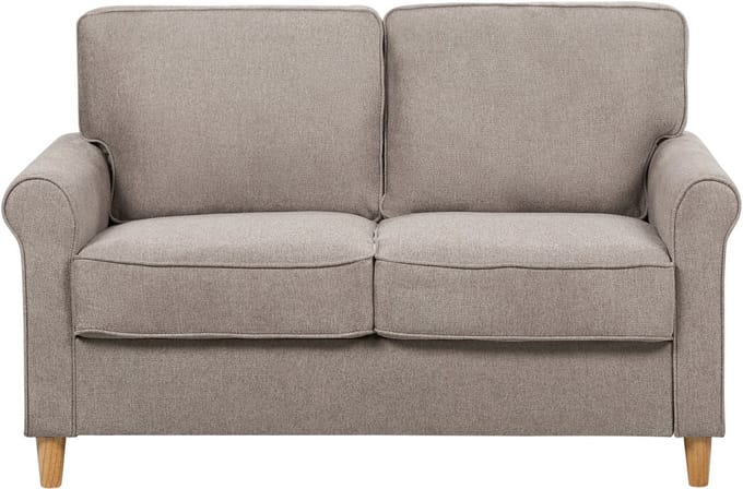 RONNEBY - Tweezitsbank - Lichtbruin - Polyester