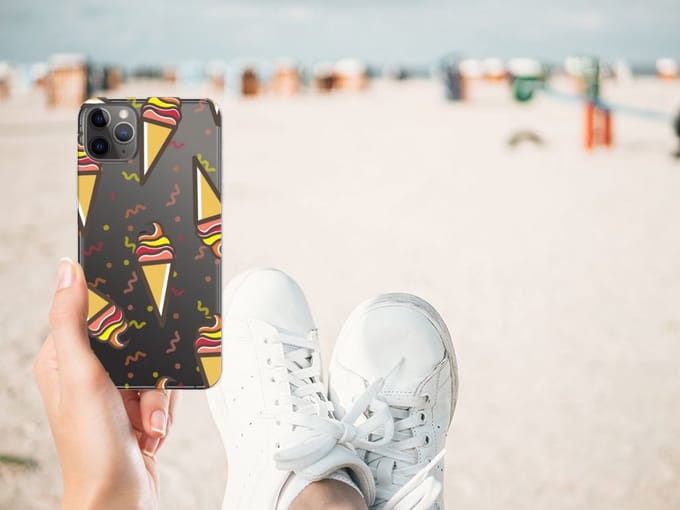 Apple iPhone 11 Pro Max Siliconen Case Icecream